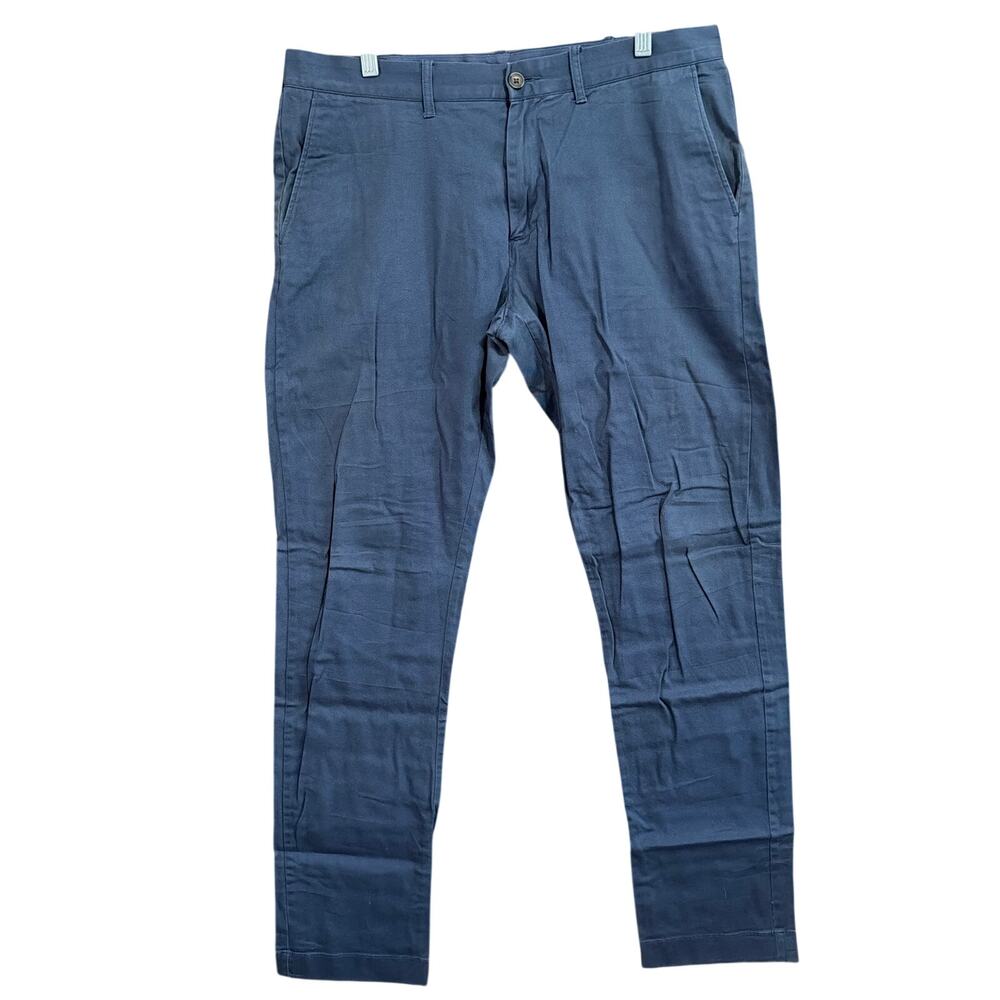 J Crew Mens Pants Blue Mercantile Flex Slim Fit Chino Workwear Stretch 34x34